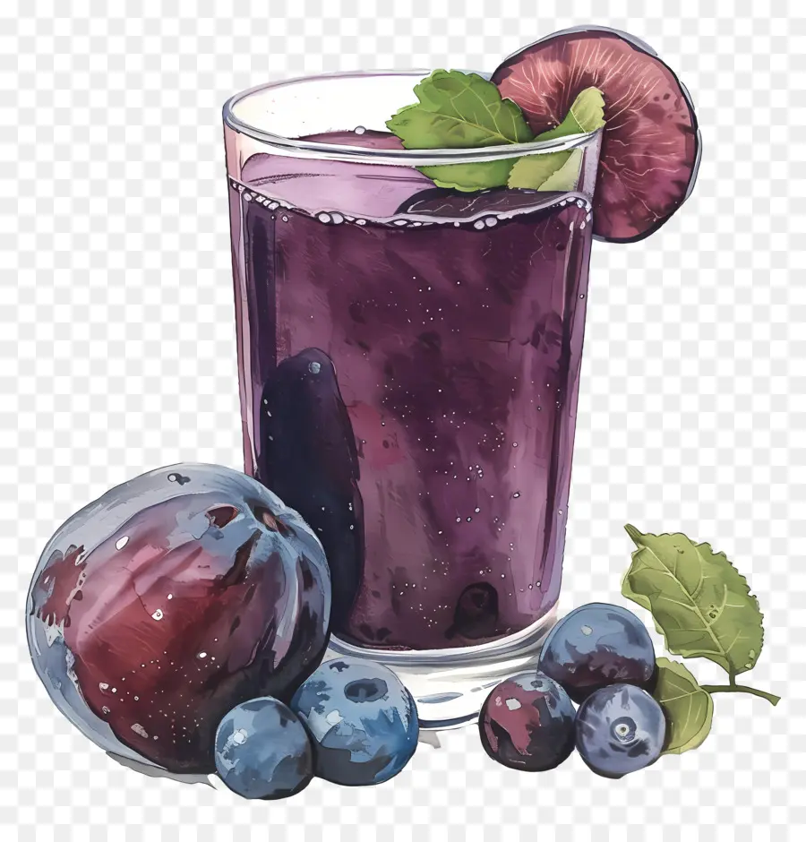 Jus Plum，Jus Ungu PNG