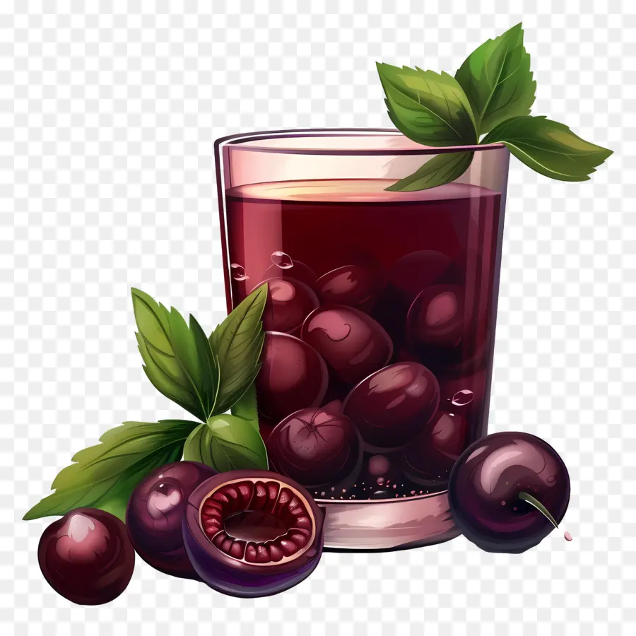 Jus Kokum，Jus Plum PNG