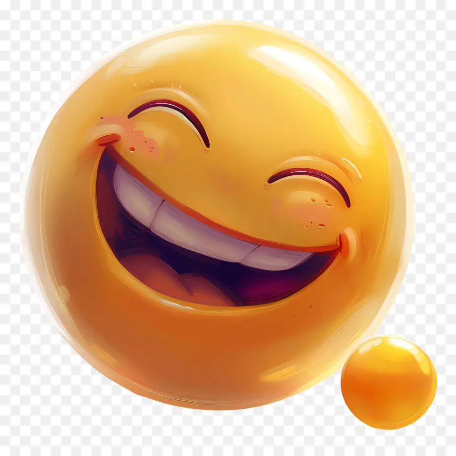 Emoji Tertawa，Mata Hati PNG