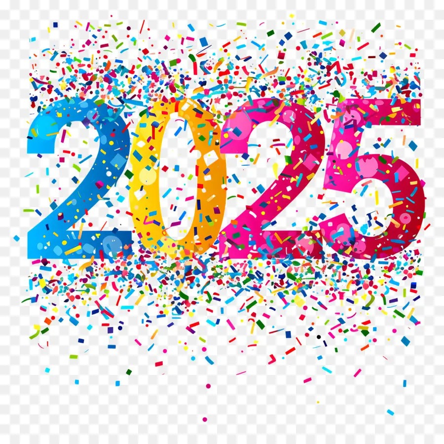 Tahun Baru 2020，Confetti PNG