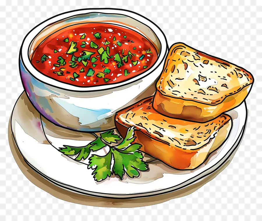 Pav Bhaj，Sup Tomat PNG