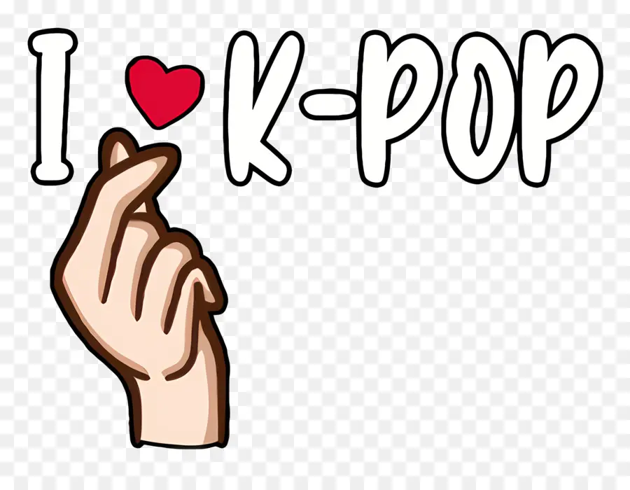 Kpop，Love Kpop Sticker PNG