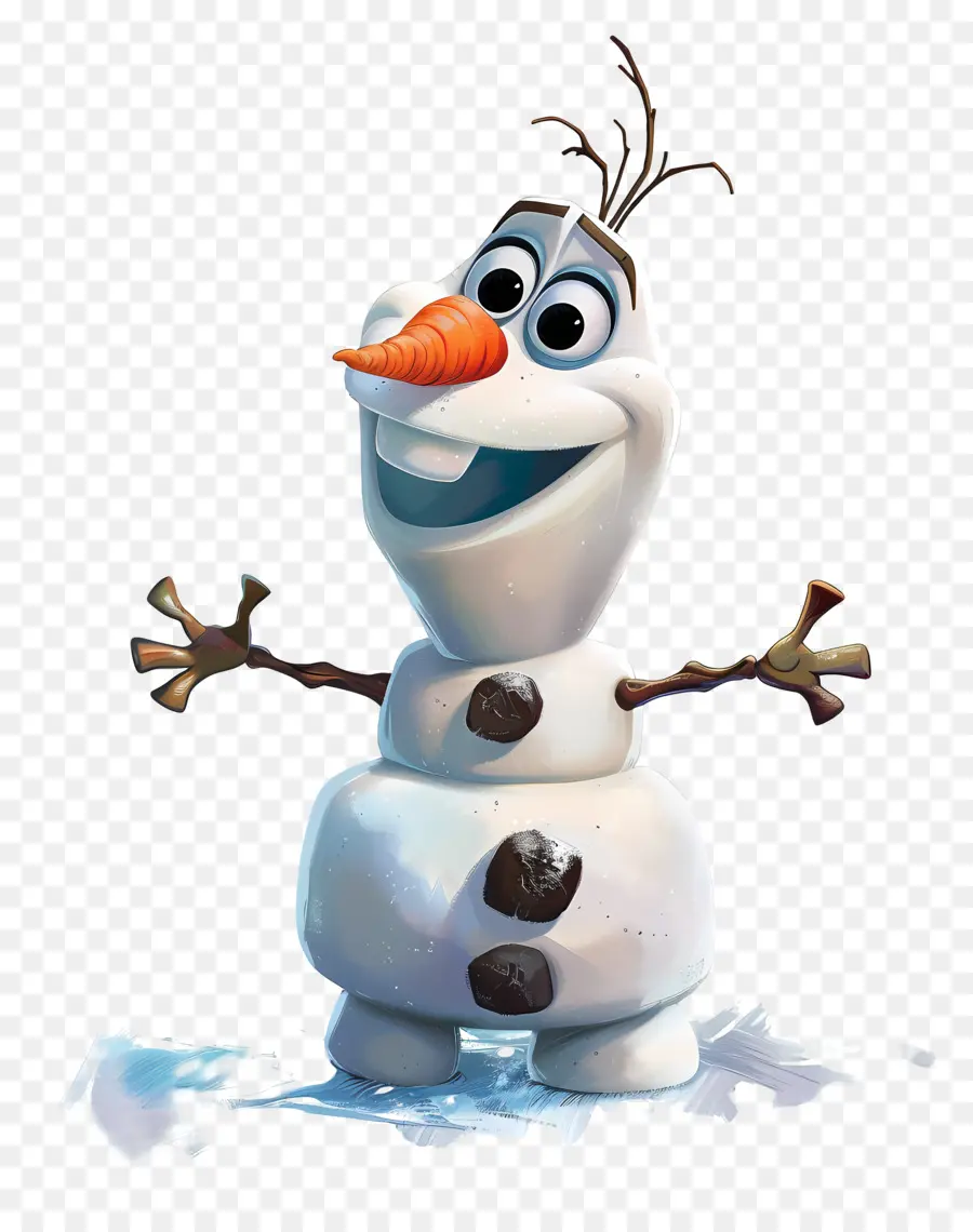 Olaf，Manusia Salju PNG