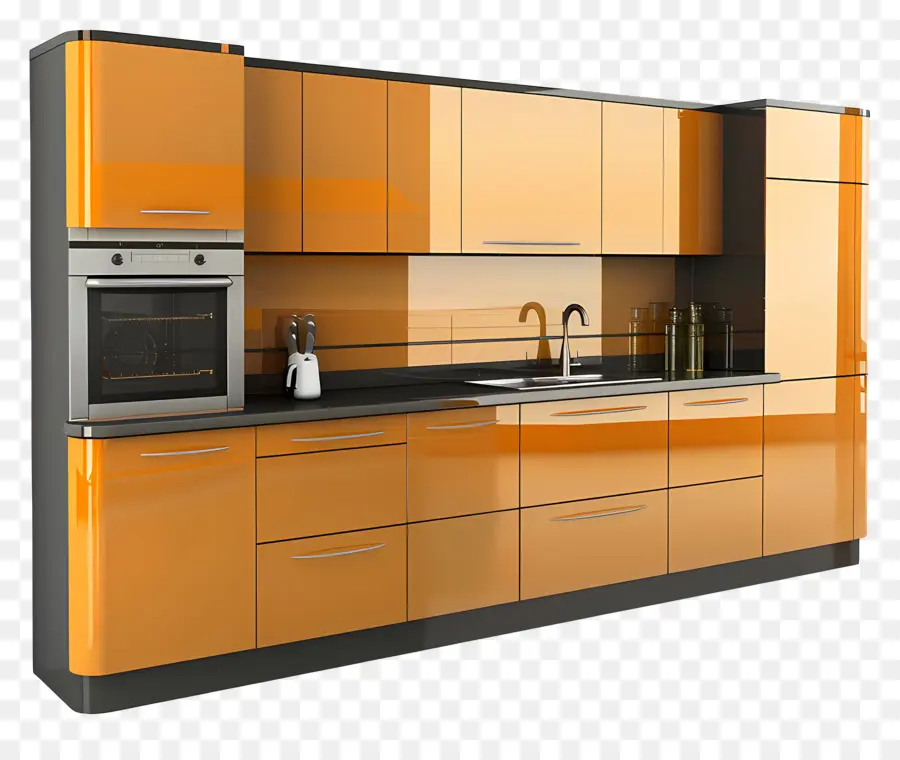 Dapur Modern，Dapur Kuning PNG