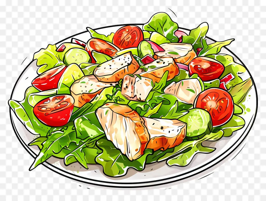 Salad Ayam，Makanan PNG