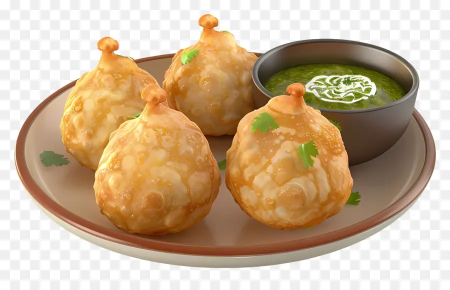 Makanan Panipuri，Bola Goreng PNG