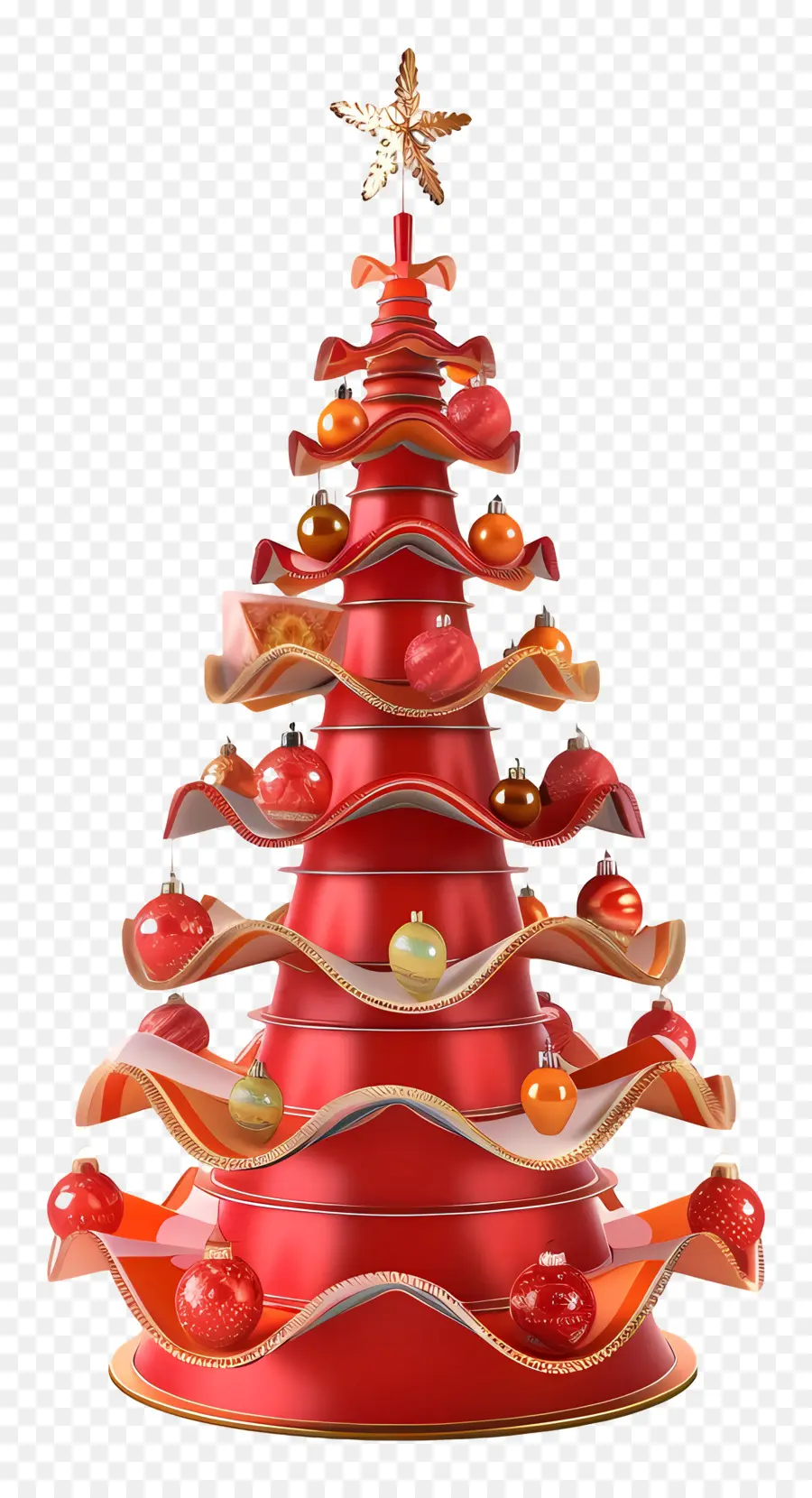 Pohon Natal，Pohon Natal Spiral PNG
