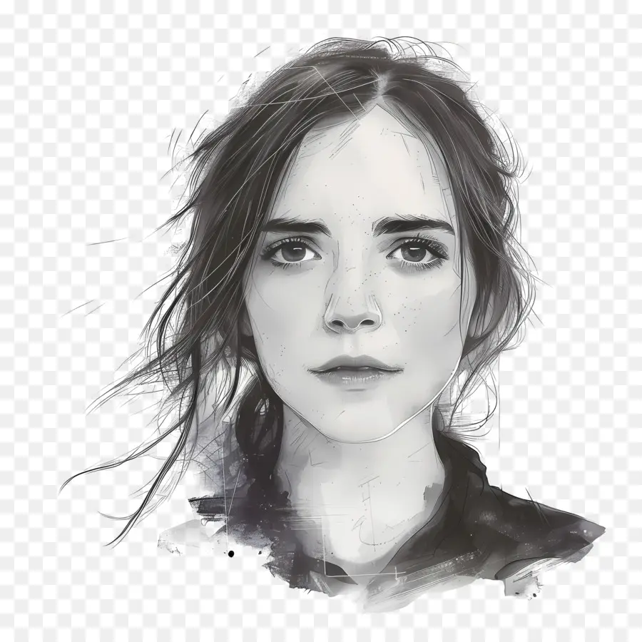Emma Watson，Panjang Rambut PNG