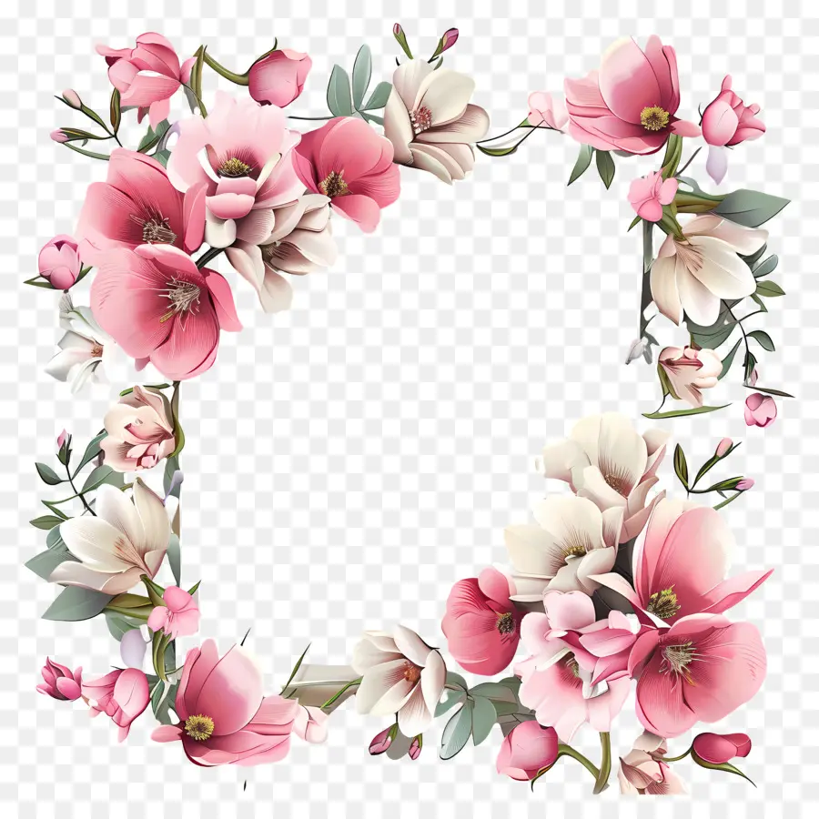 Hari Ibu，Bunga Merah Muda Dan Putih PNG