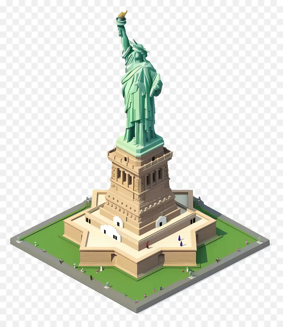 Patung Liberty，Kebebasan Amerika PNG