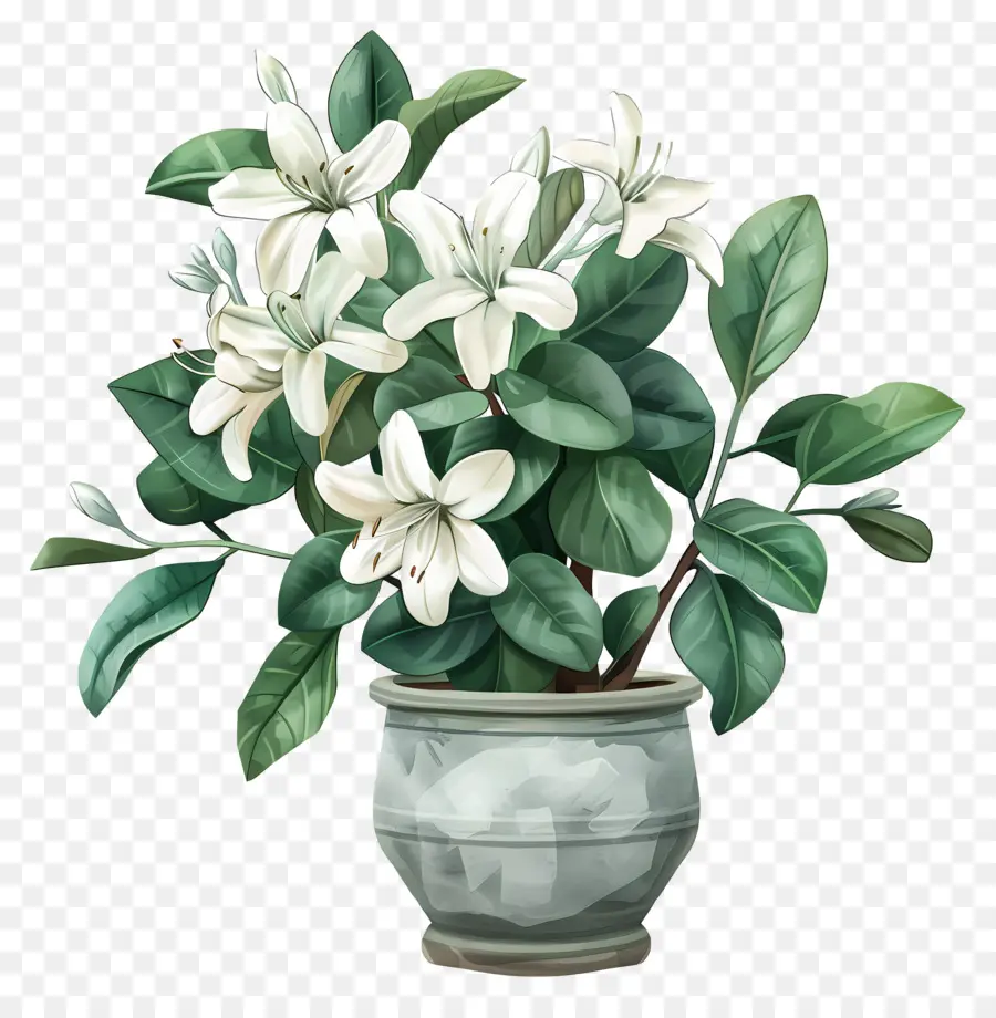 Bunga Jade Pot，Bunga Putih PNG