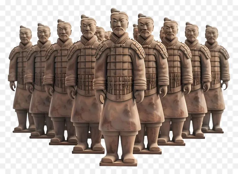 Tentara Terakota，Prajurit Tiongkok Kuno PNG