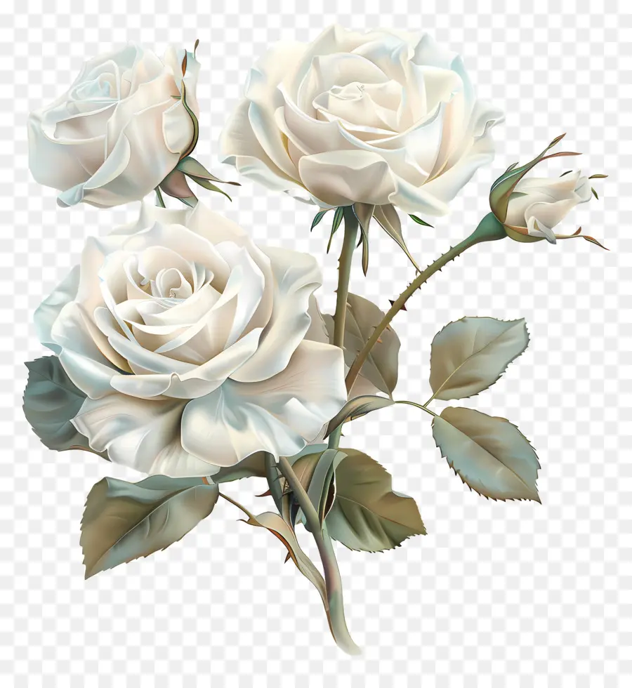 Mawar Putih，Karangan PNG