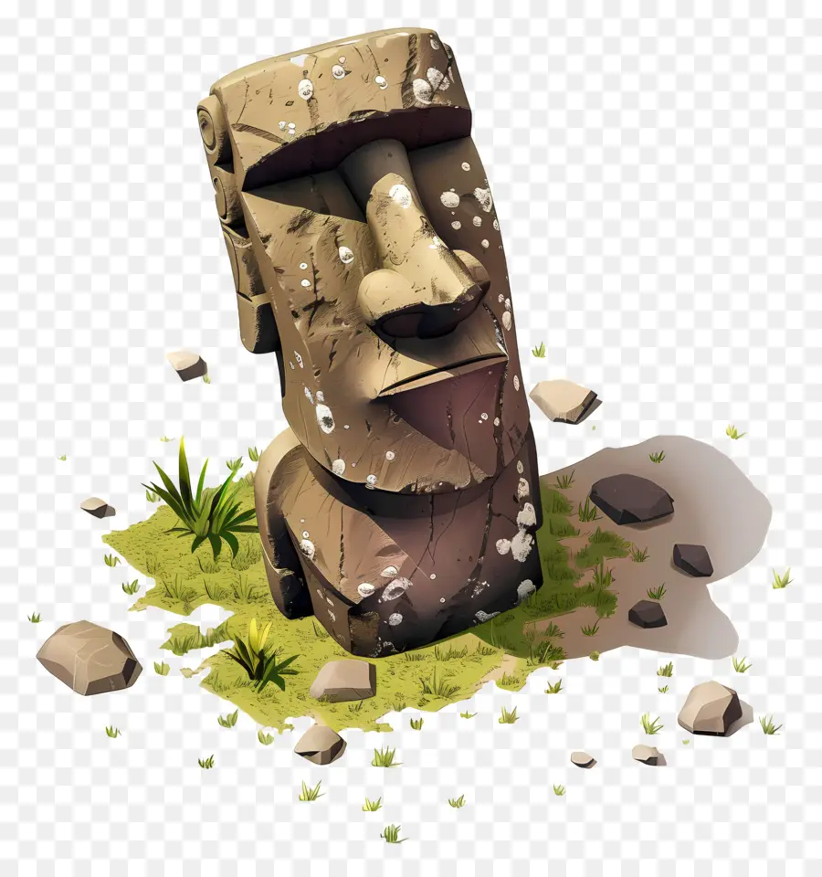 Moai，Patung Moai PNG