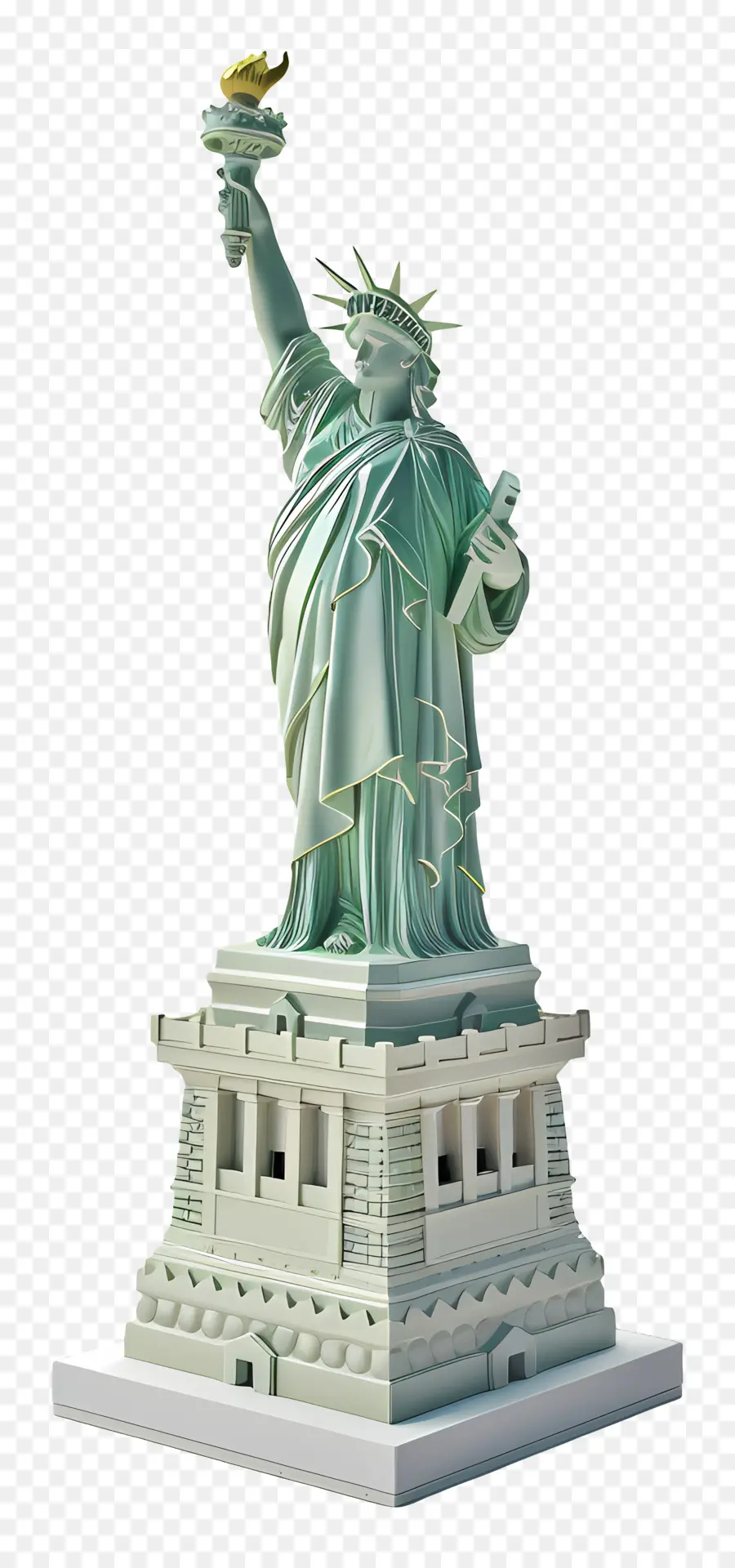 Patung Liberty，Kebebasan Mencerahkan Dunia PNG