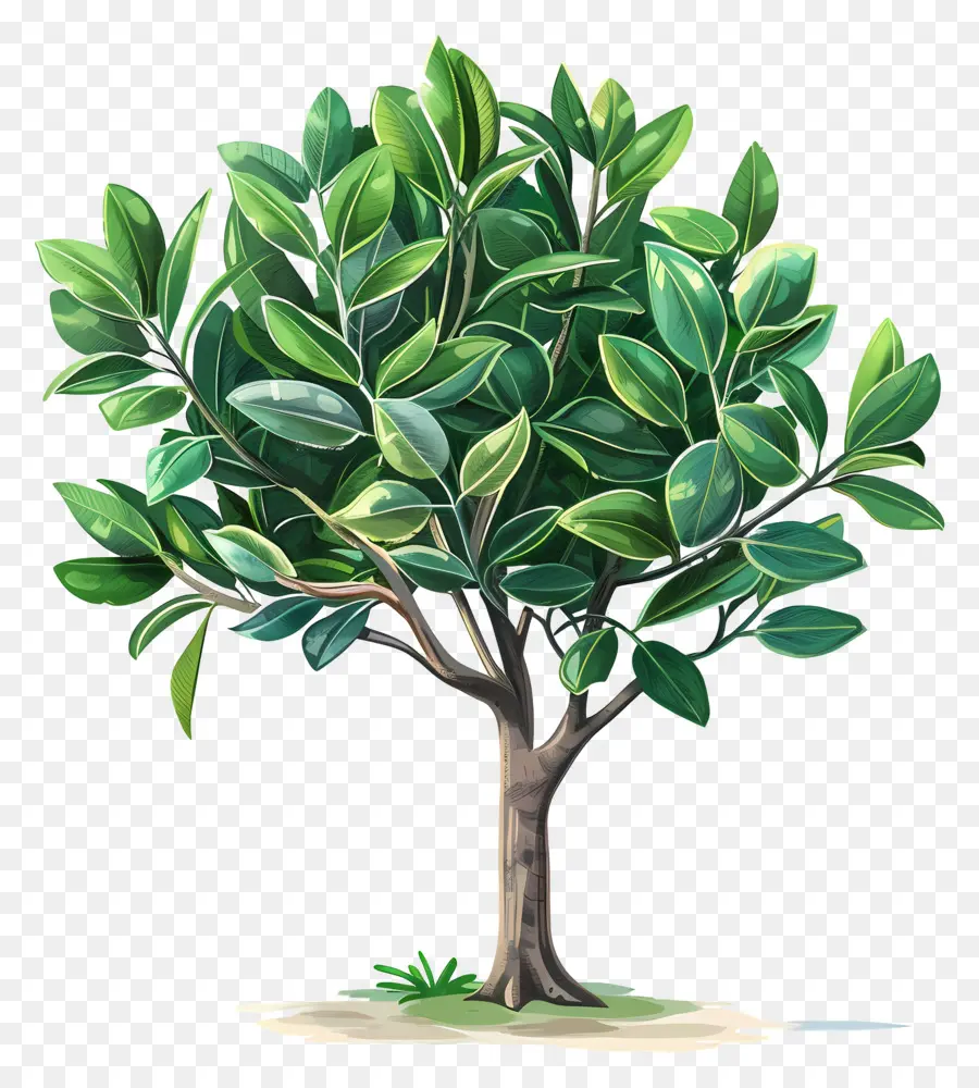 Pohon Karet，Pohon PNG