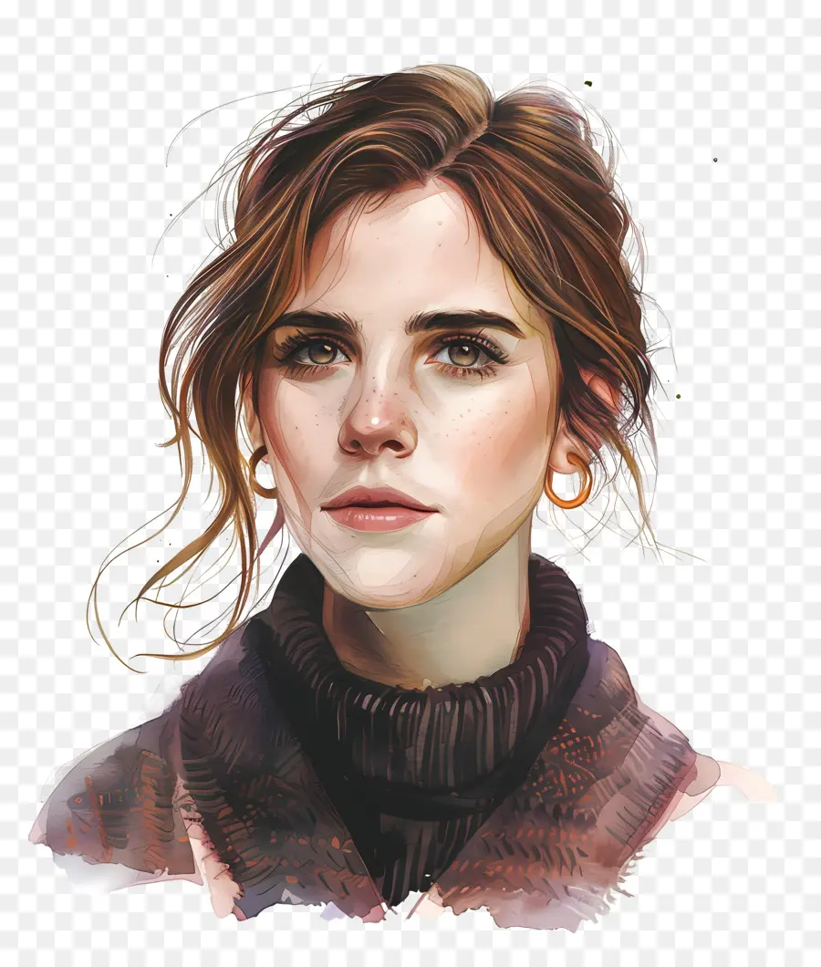 Emma Watson，Potret Wanita PNG