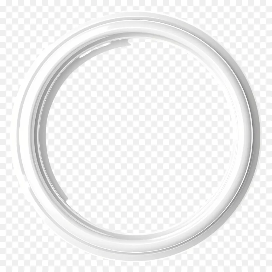Lingkaran Putih，Cincin Melingkar PNG