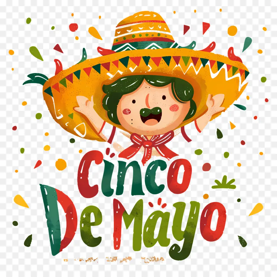 Cinco De Mayo，Karakter Meksiko PNG