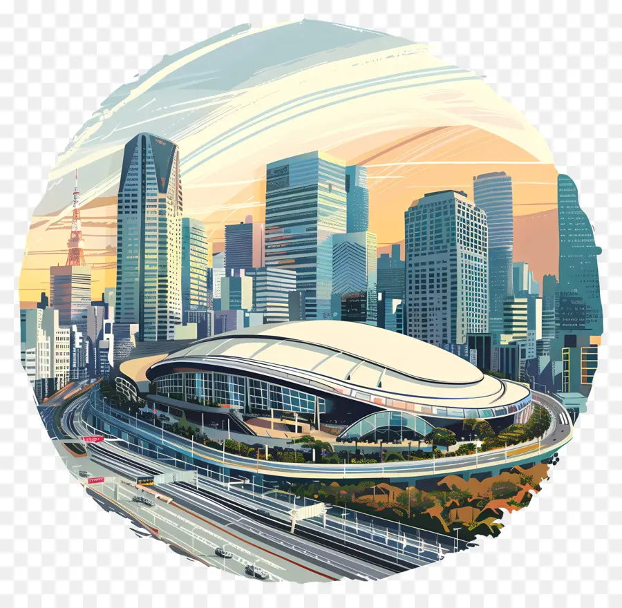 Tokyo Dome，Pemandangan Kota PNG