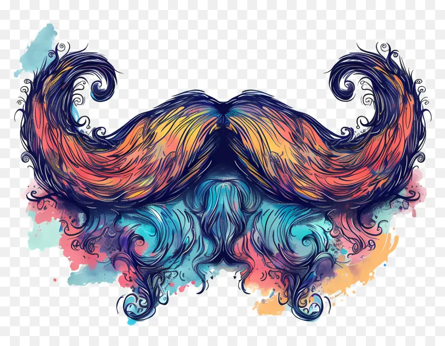 Kumis，Seni Abstrak PNG