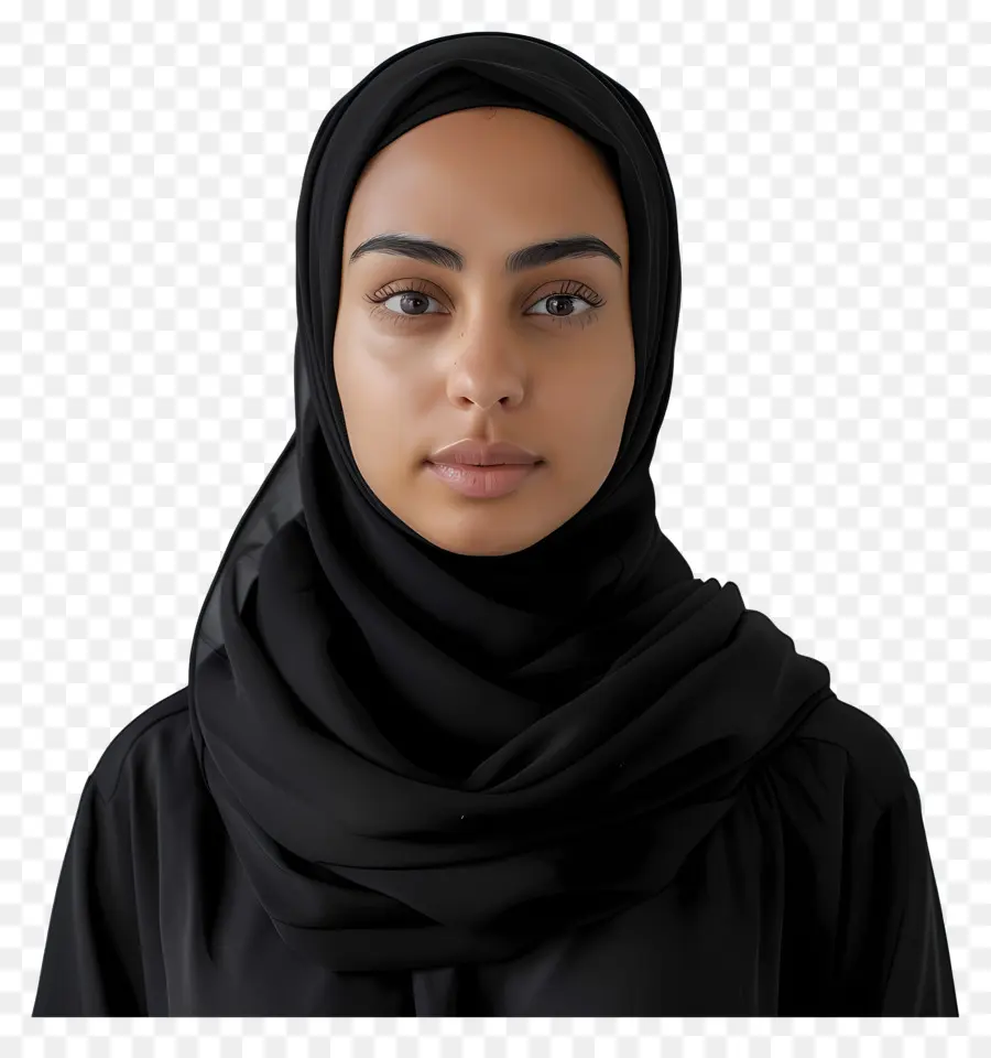 Hijab Wanita Potret，Wanita Di Jilbab PNG