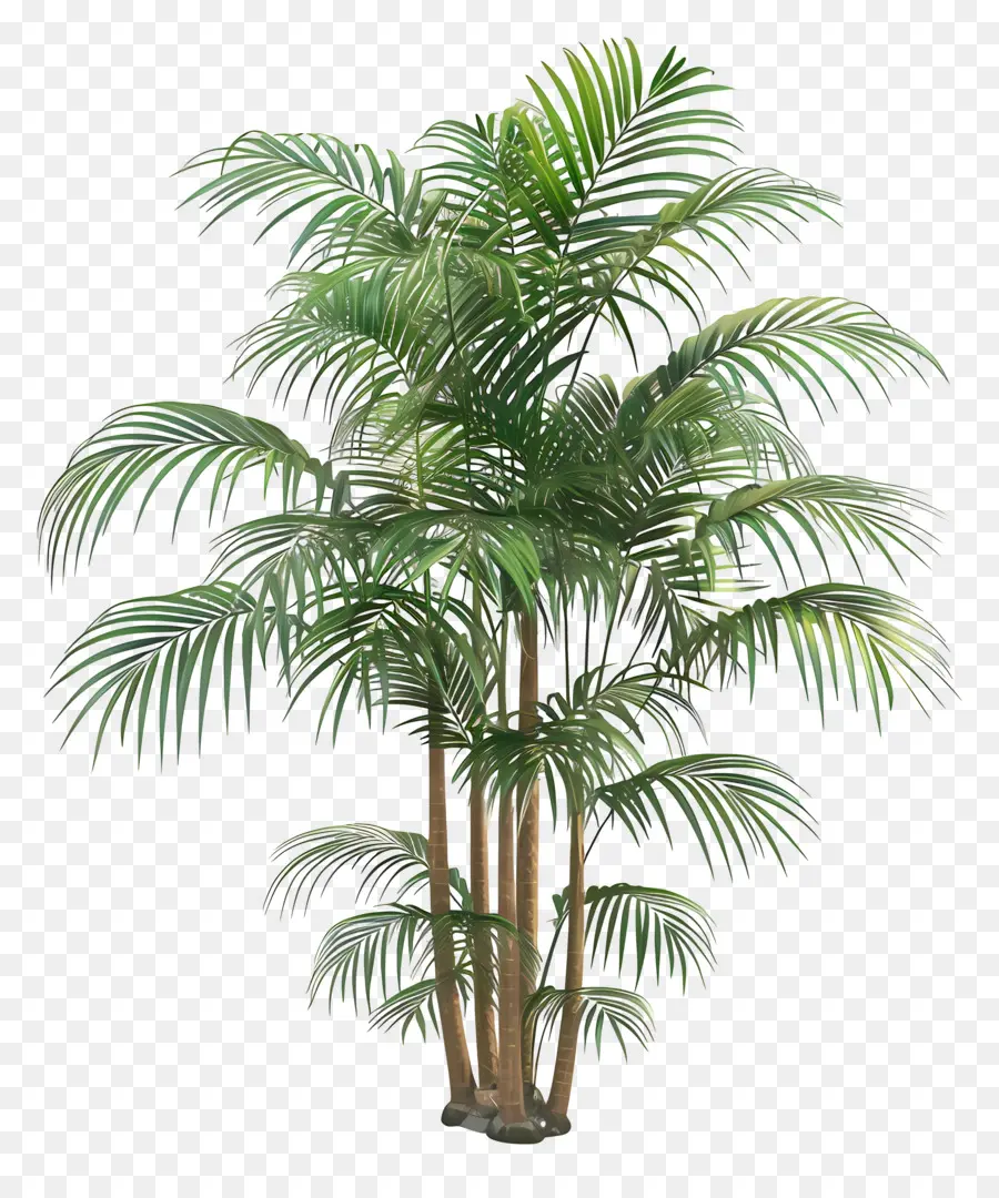 Pohon Palem Pinang，Pohon Kelapa PNG