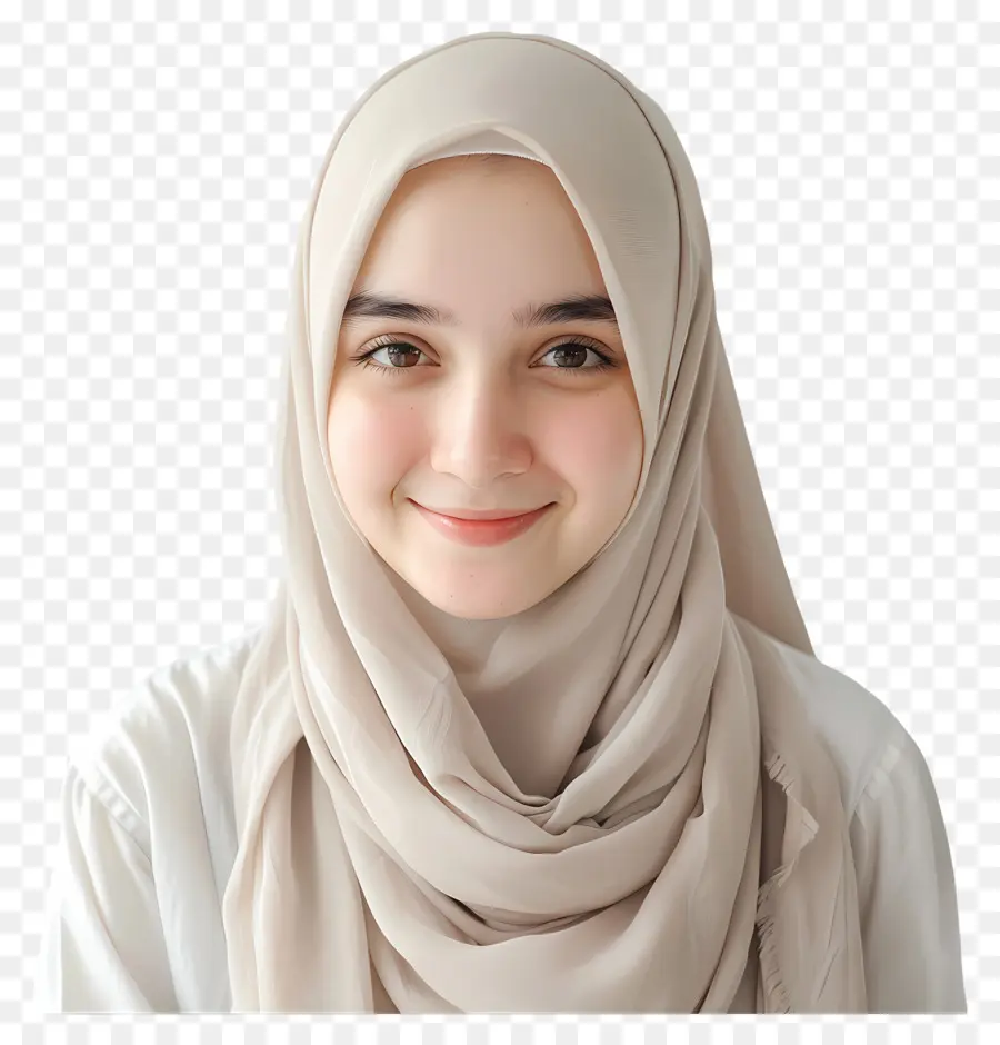 Hijab Netral Netral，Jilbab PNG