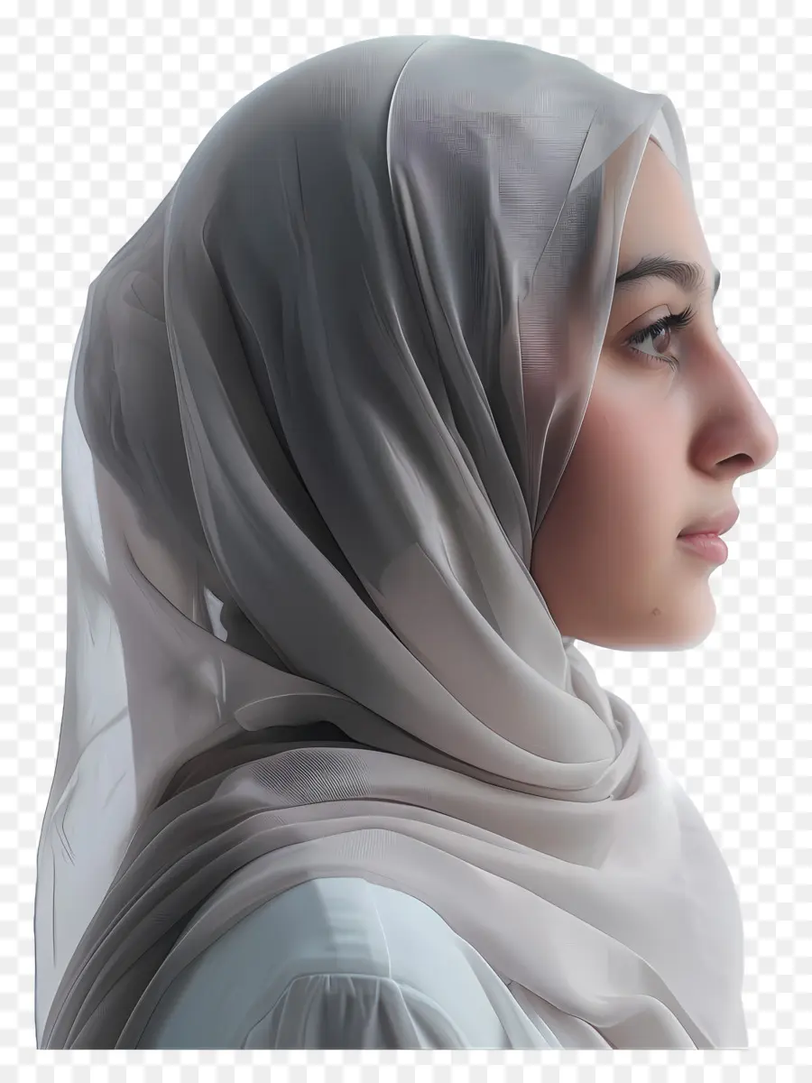 Hijab Pastel，Jilbab PNG