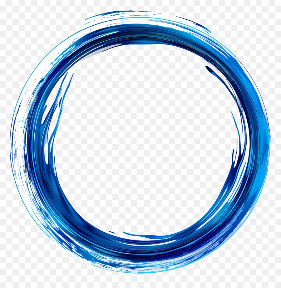 Lingkaran Biru，Cat Biru PNG