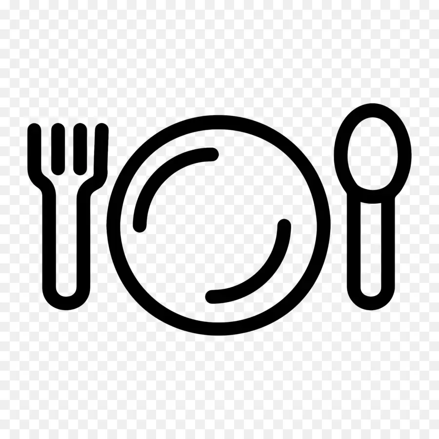 Logo Makanan，Latar Belakang Hitam PNG