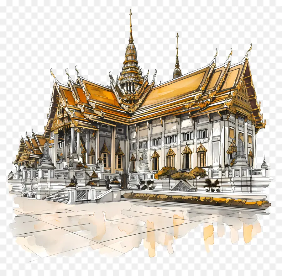 Grand Palace，Fasad Bangunan PNG