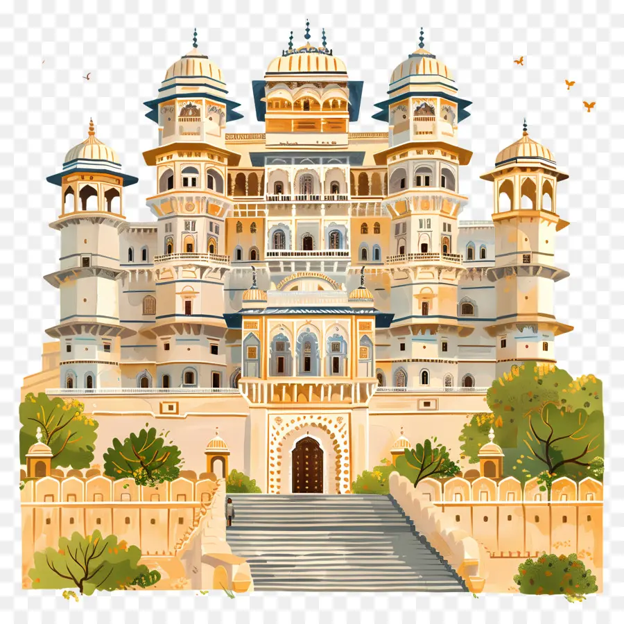 Istana Udaipur，Istana PNG