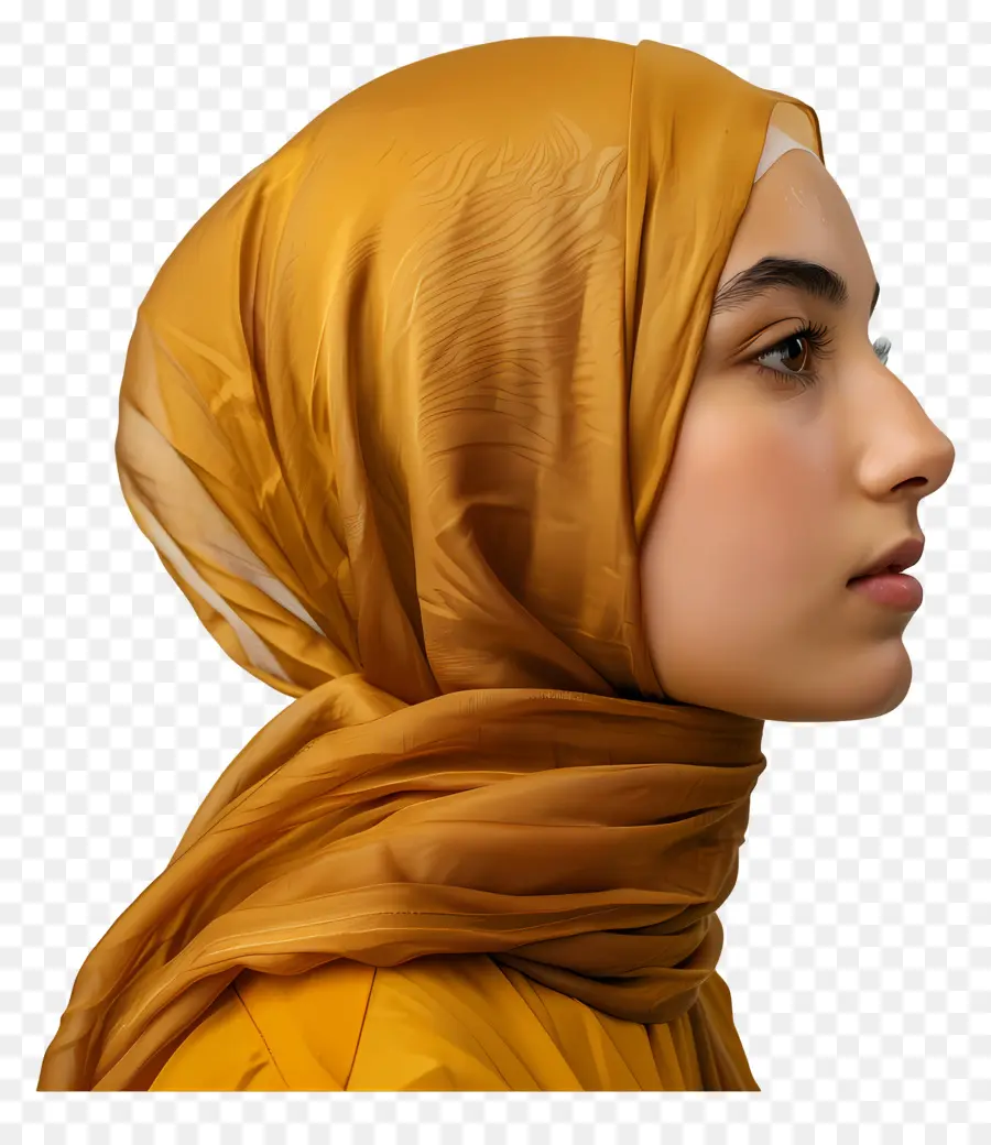 Hijab Emas，Wanita Muda PNG