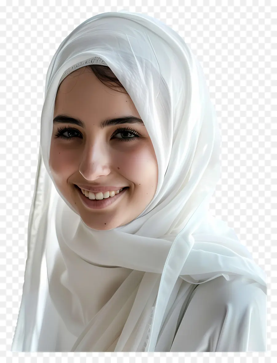 Jilbab Putih，Wanita Timur Tengah PNG