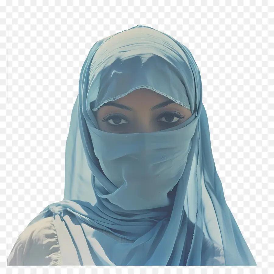 Hijab Wanita Potret，Jilbab PNG