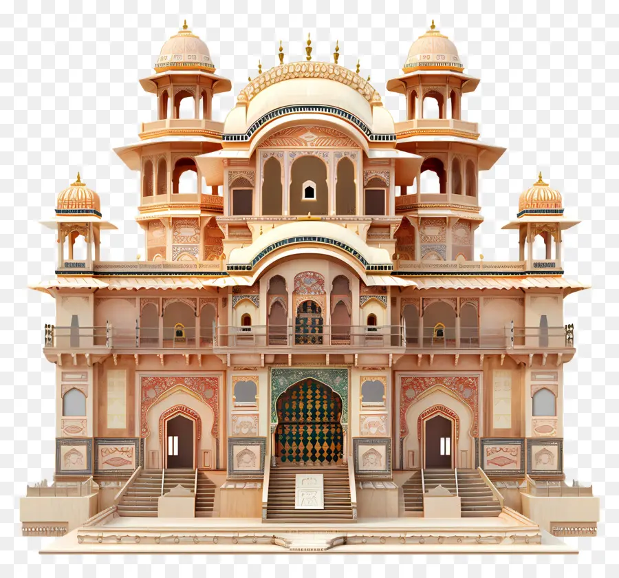 Istana Jaipur，Bangunan Hiasan PNG