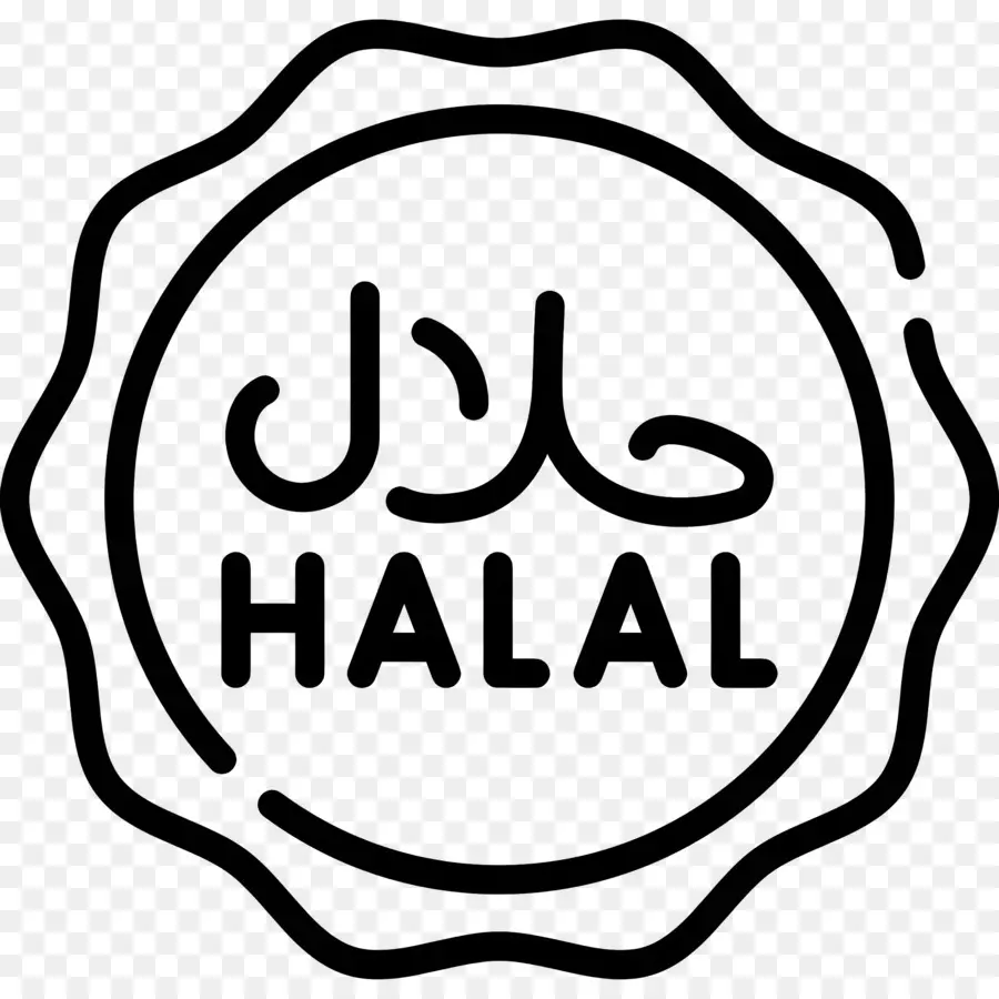 Logo Halal，Siluet PNG
