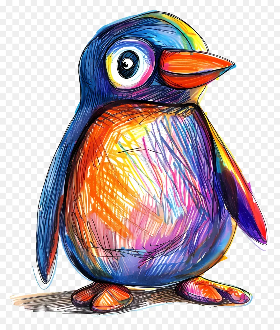 Kartun Penguin，Penguin PNG
