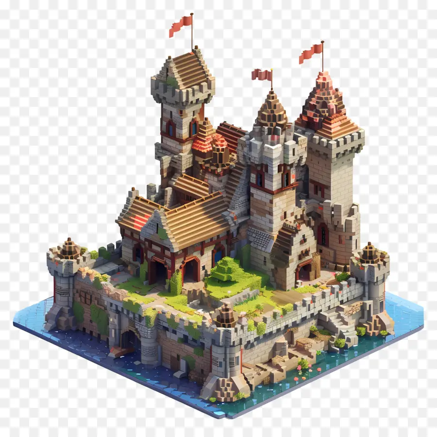 Kastil Minecraft，Kastil PNG