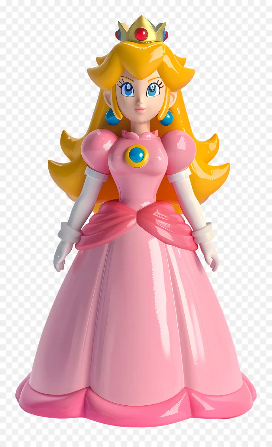 Princess Peach，Boneka PNG