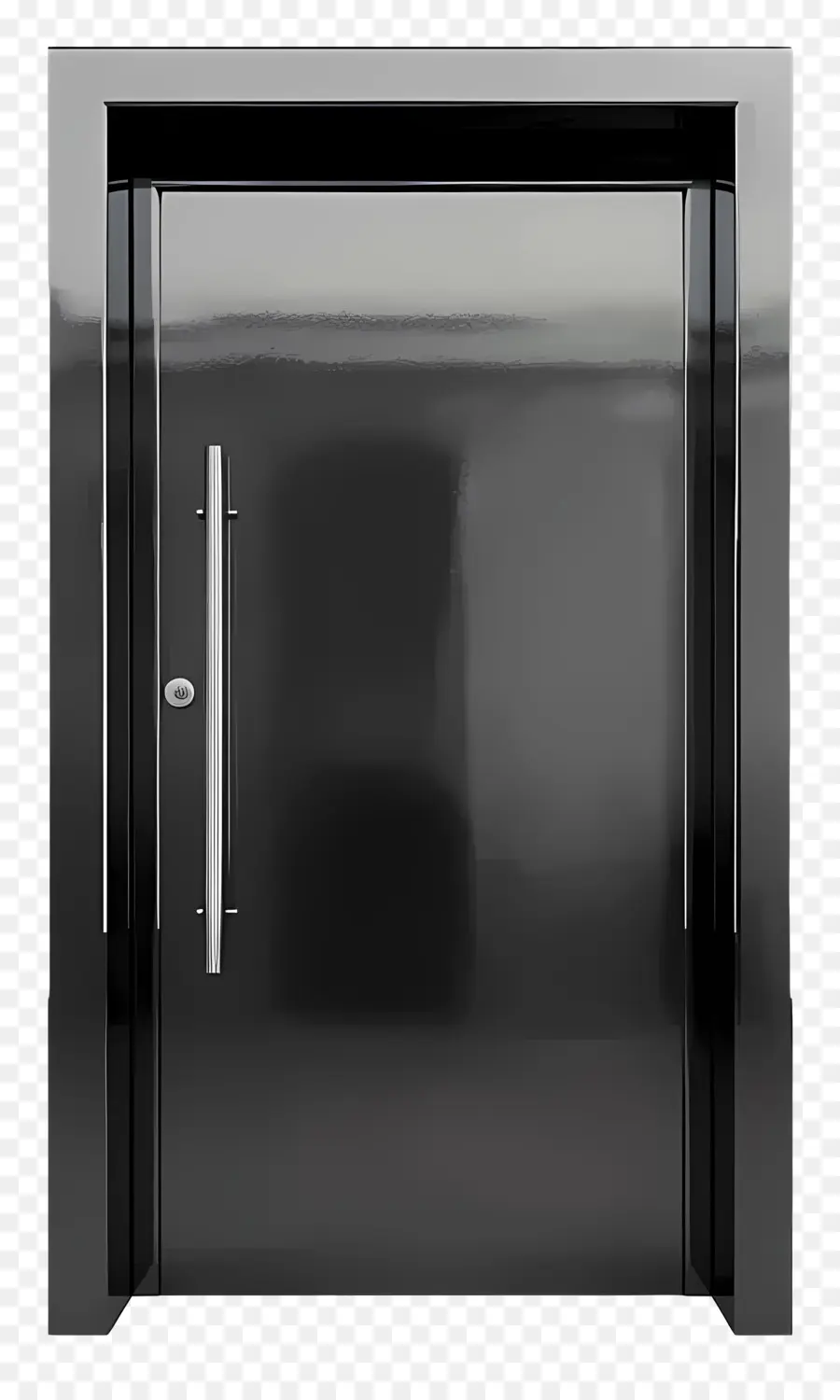 Kusen Pintu Logam，Pintu Hitam PNG