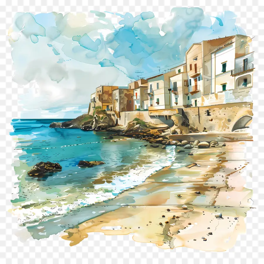 Pantai Sisilia，Lukisan Kota Pesisir PNG