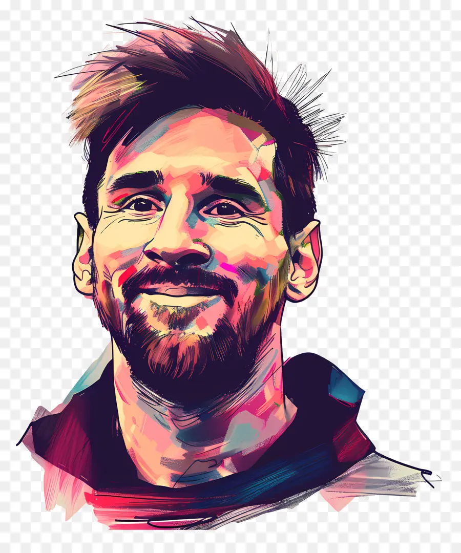 Messi，Closeup Potret PNG