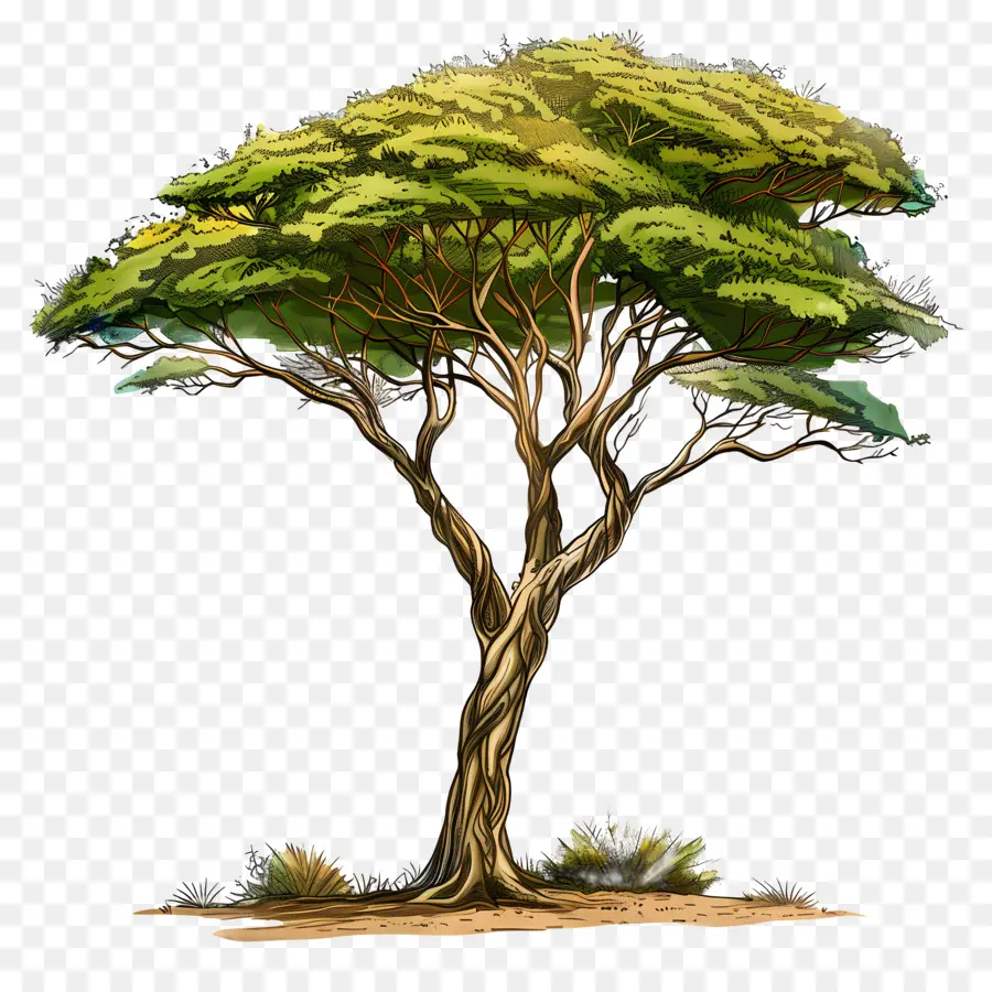 Pohon Akasia，Pohon PNG