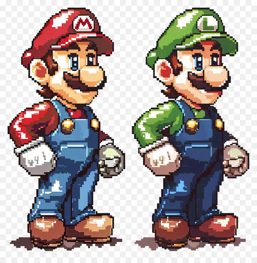 Mario Bro，Mario Dan Luigi PNG