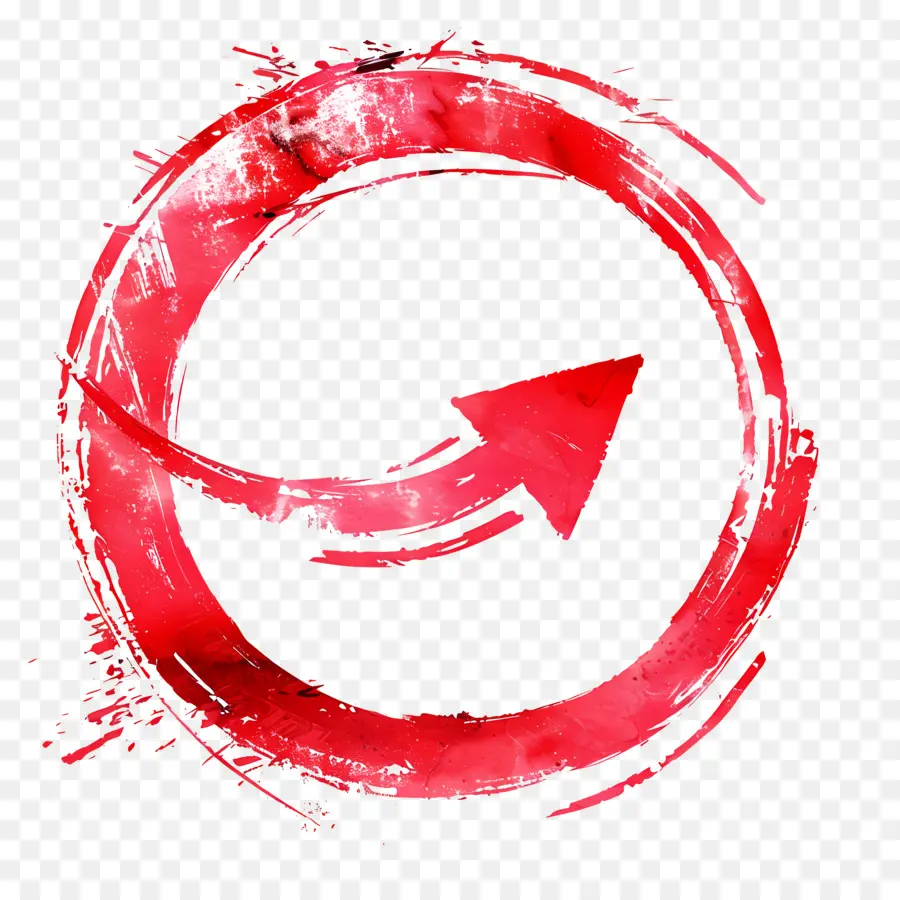 Lingkaran Merah Dengan Panah，Lingkaran Merah PNG