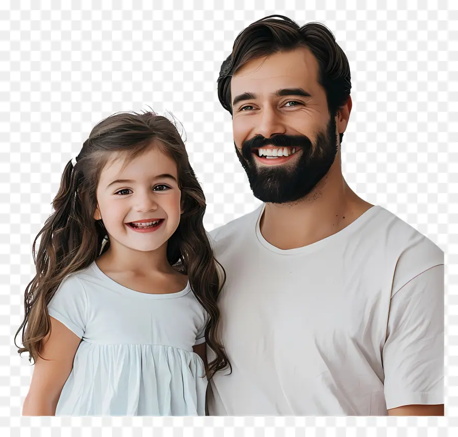 Ayah Dan Anak，Tersenyum PNG