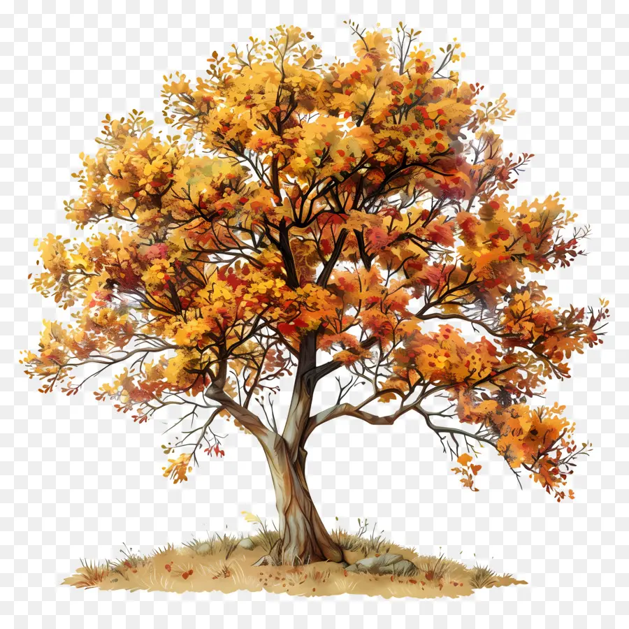 Pohon，Musim Gugur PNG