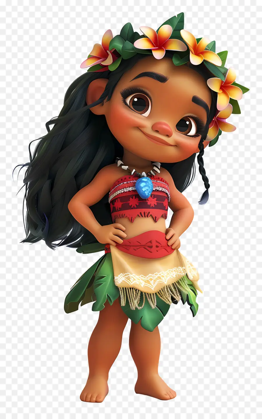 Kartun Gadis Hawaii，Karakter Kartun PNG